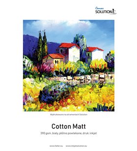 Solution Canvas Cotton Matt 390 gsm, fotoplátno, tisk na plátno