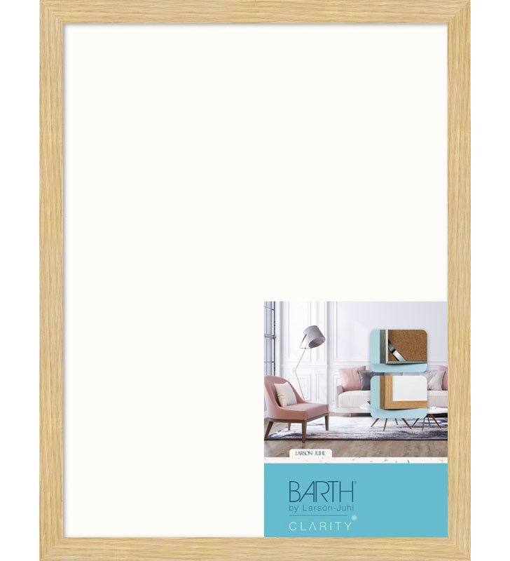 Hotový rám BARTH série 210: Bílý dub, rámečky, hotové rámy na obrazy, galerijní sklo