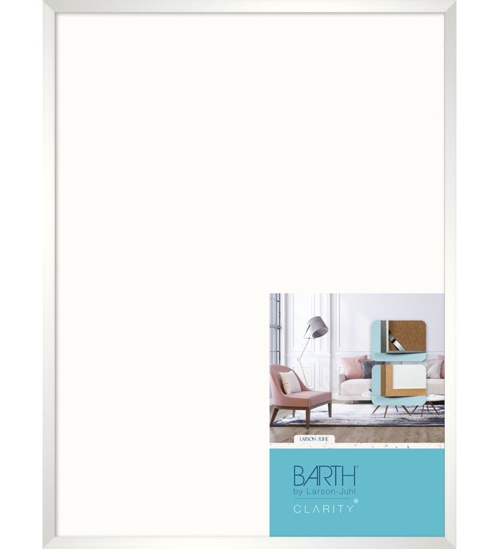 Hotový rám BARTH série 916: Stříbrná, rámečky, hotové rámy na obrazy, klip rámy