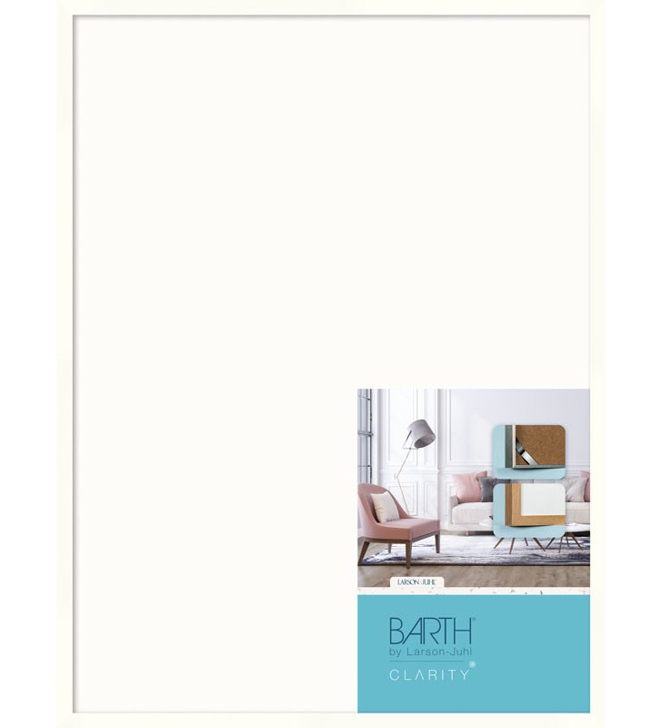 Hotový rám BARTH série 916: Přírodní bílá, rámečky, hotové rámy na obrazy, klip rámy