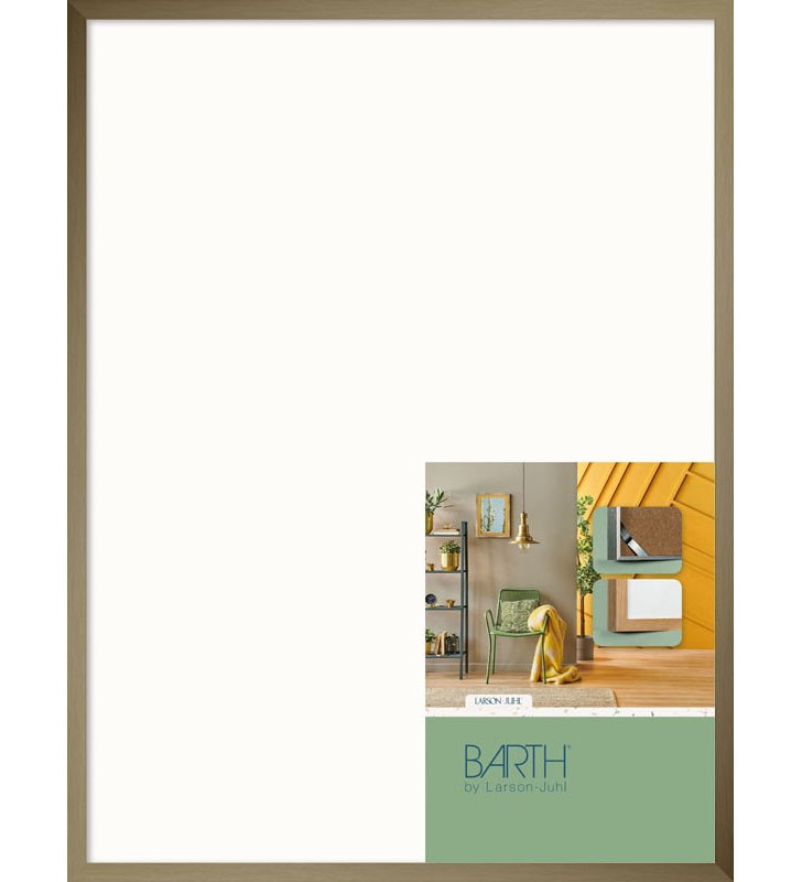Hotový rám BARTH série 916: Kartáčovaný bronz, rámování fotografií, klip rám, obrazove ramy
