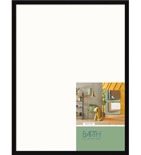 Hotový rám BARTH série 1125: Černý lak, rámečky, hotové rámy na obrazy, rámy